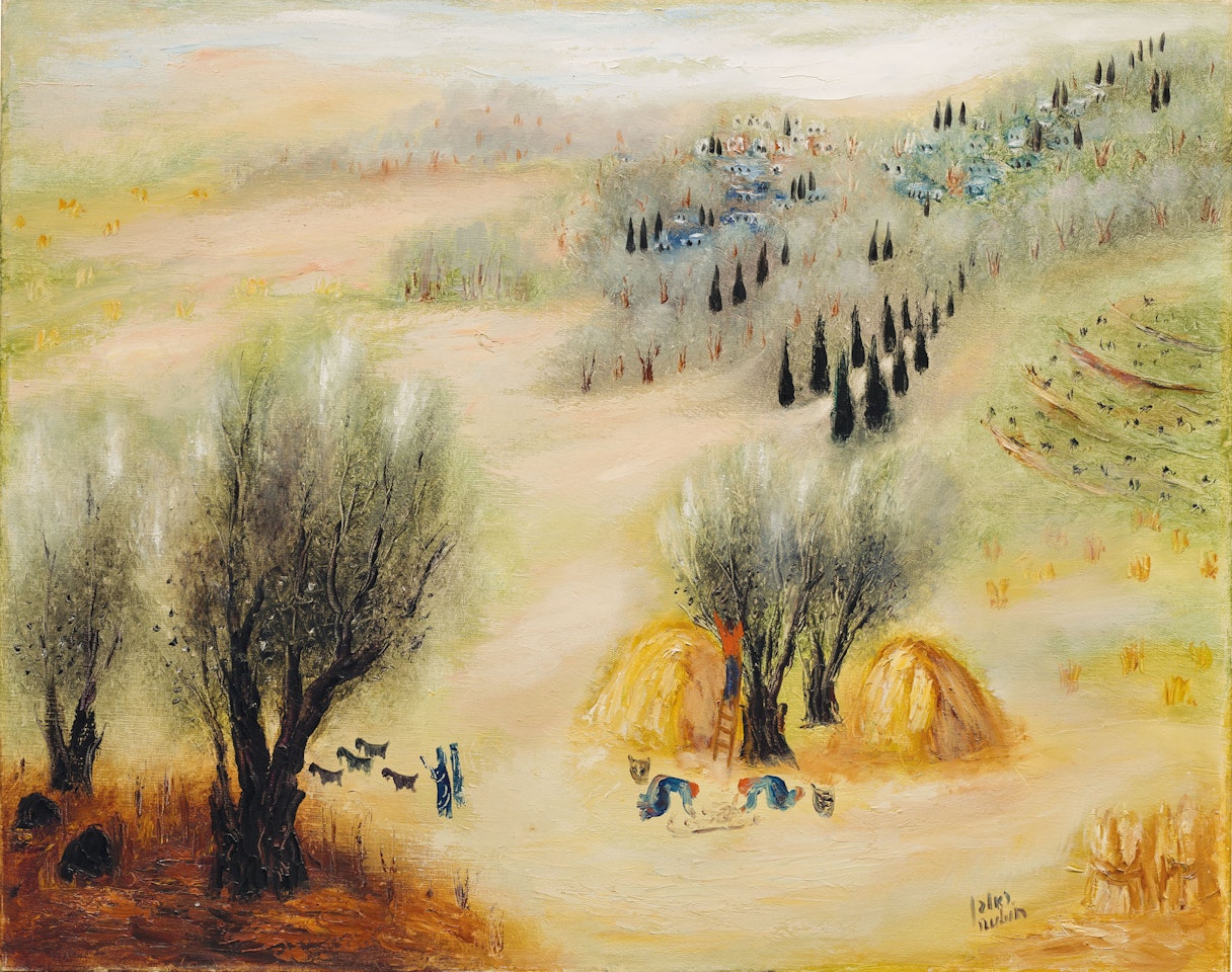 La Récolte by Reuven Rubin