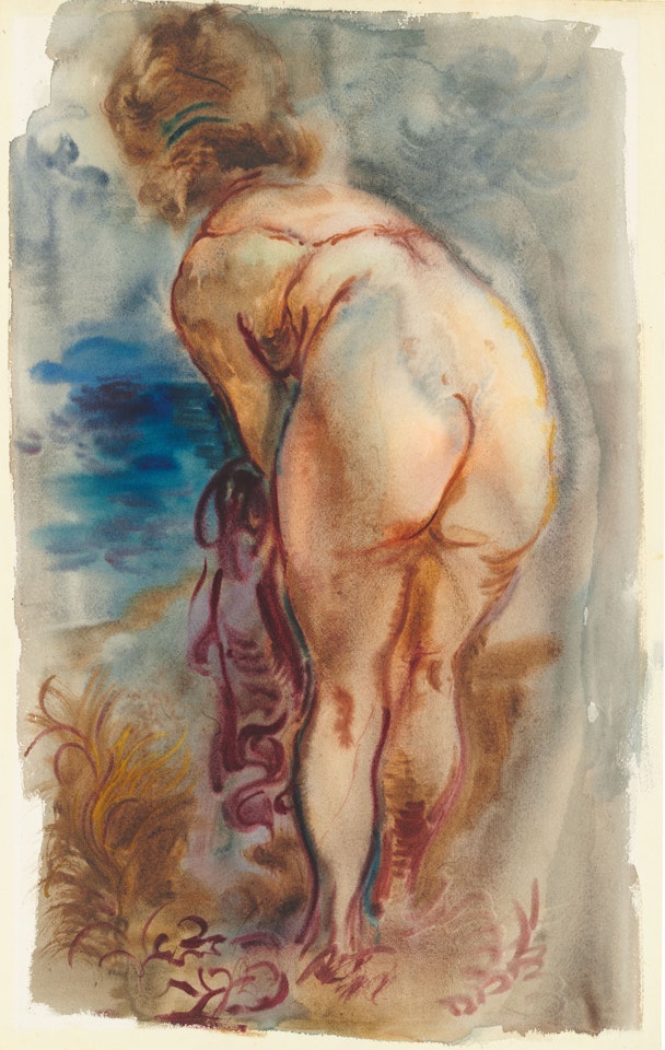 Female Nude, Cape Cod by George Grosz