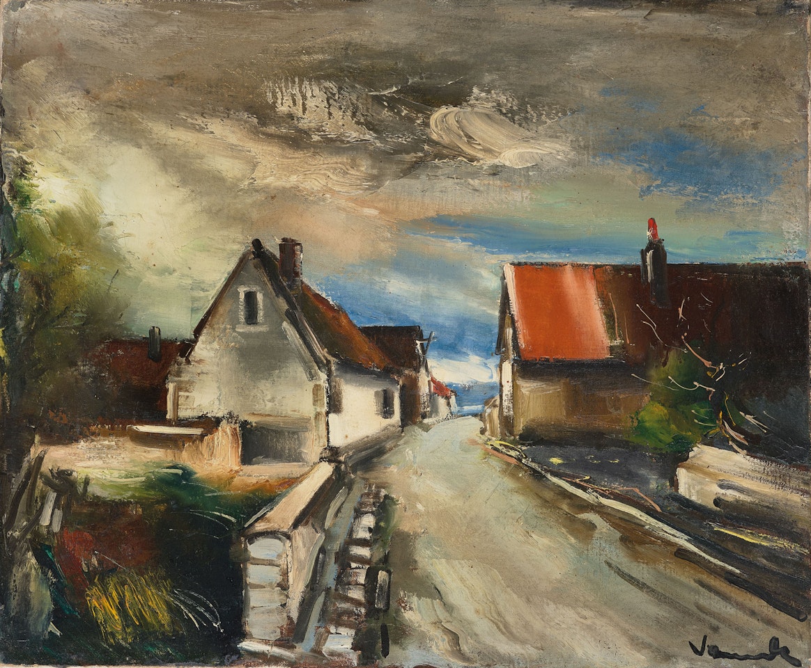 Vue de village by Maurice de Vlaminck