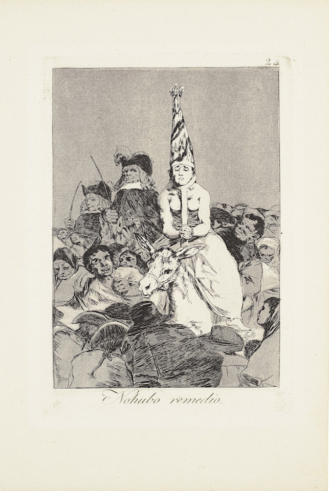 Nothing could be done about it (No hubo remedio)  Plate 24 from: Los Caprichos by Francisco José de Goya