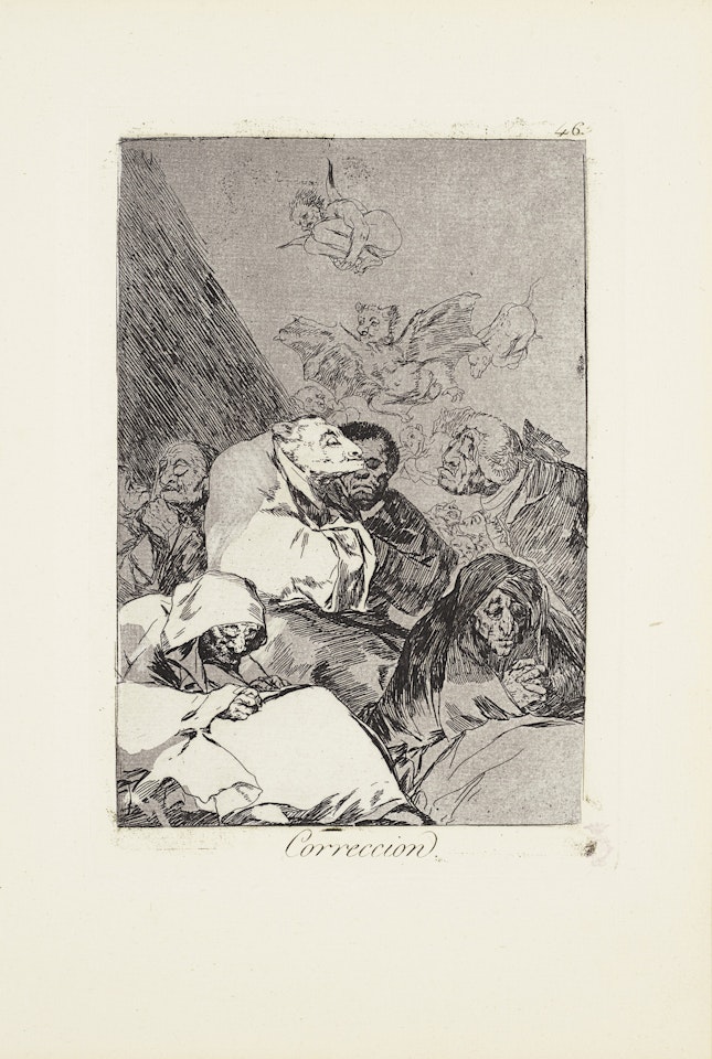 Correction (Correccion)  Plate 46 from: Los Caprichos by Francisco José de Goya