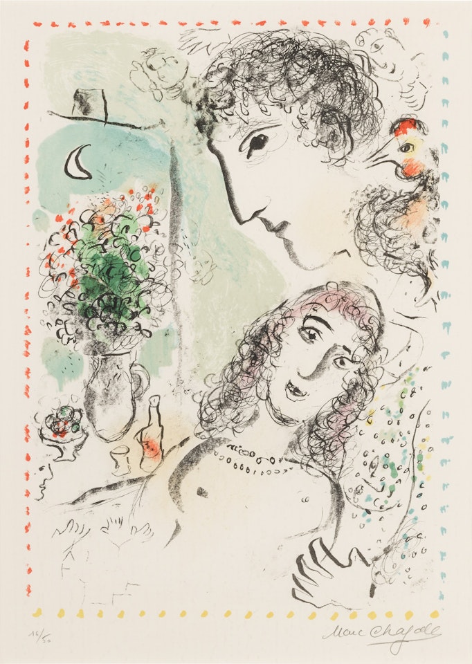 TENDERNESS (M. 1020) by Marc Chagall