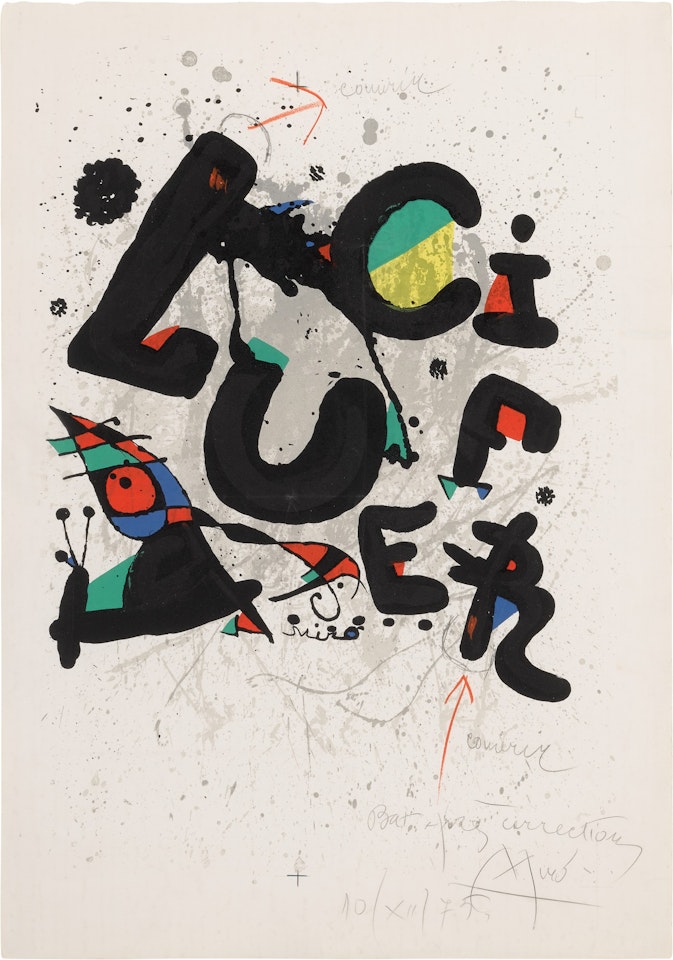 LUCIFER (M. 1050) by Joan Miró