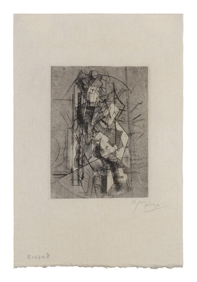 L'HOMME À LA GUITARE (B. 30) by Pablo Picasso