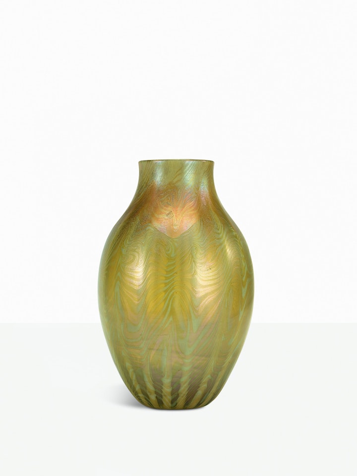 DECORATED VASE by Tiffany Studios