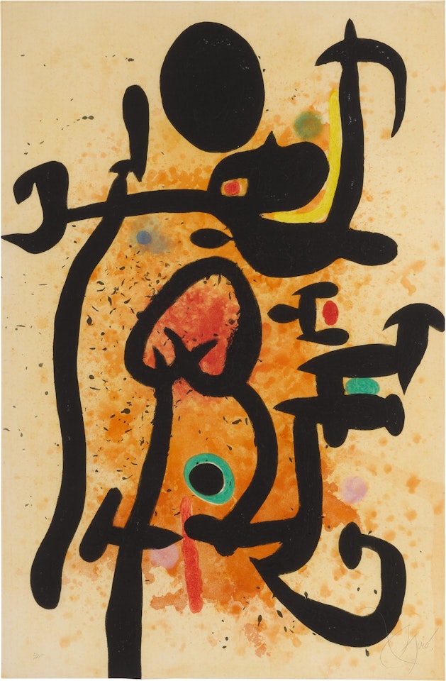 LE CRACHEUR DE FLAMMES (D. 650) by Joan Miró