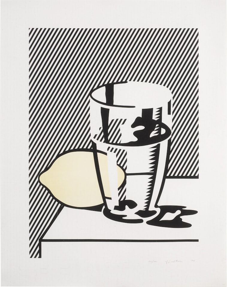 UNTITLED (STILL LIFE WITH LEMON AND GLASS) (C. 134) by Roy Lichtenstein