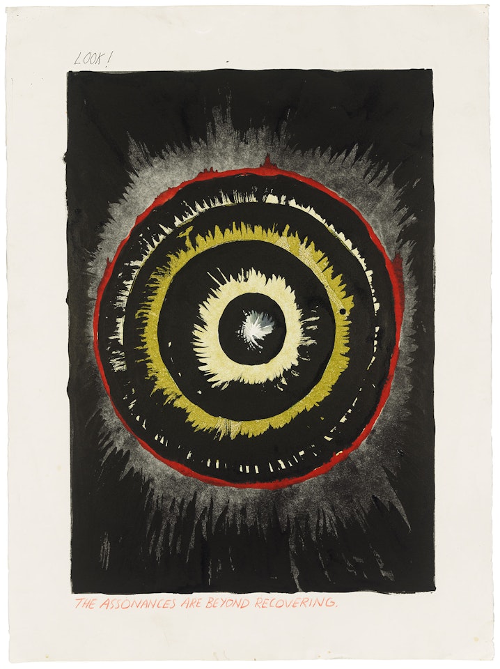 No Title (Look! The Assonances...) by Raymond Pettibon