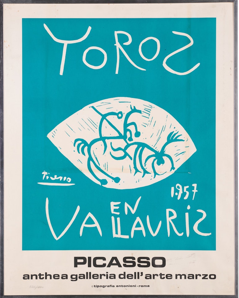 TOROS EN VALLAURIS 1957 (SEE B. 1276; BA. 1045) by Pablo Picasso