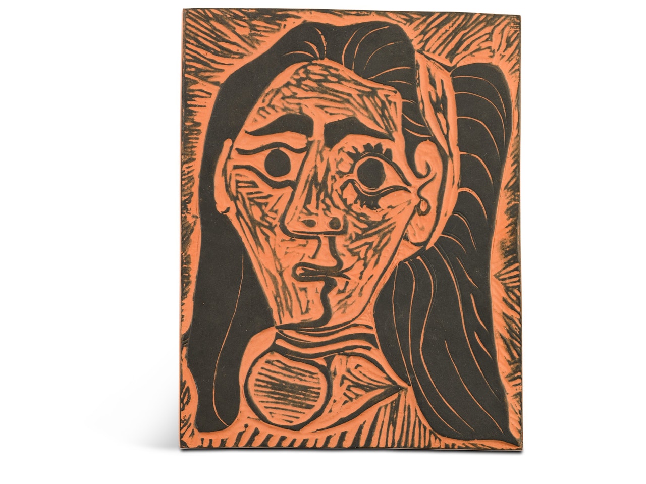 FEMME AUX CHEVEUX FLOUS (A. R. 520) by Pablo Picasso