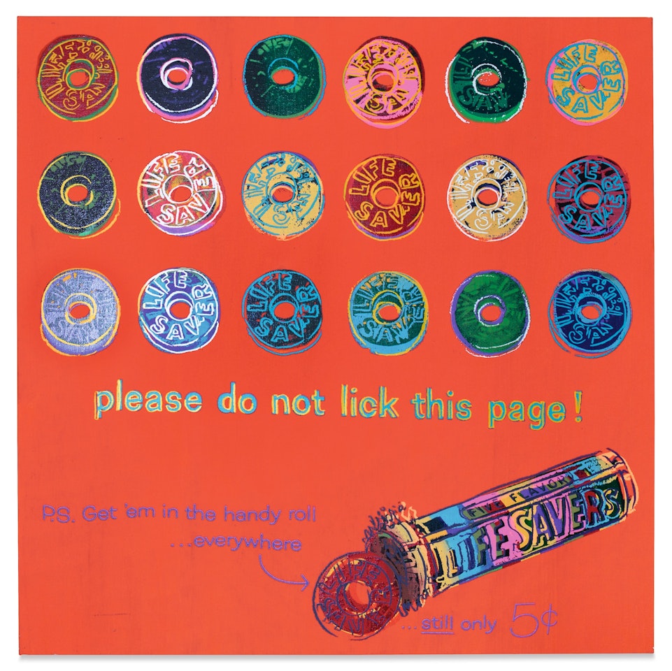 LIFESAVERS (FROM ADS) by Andy Warhol