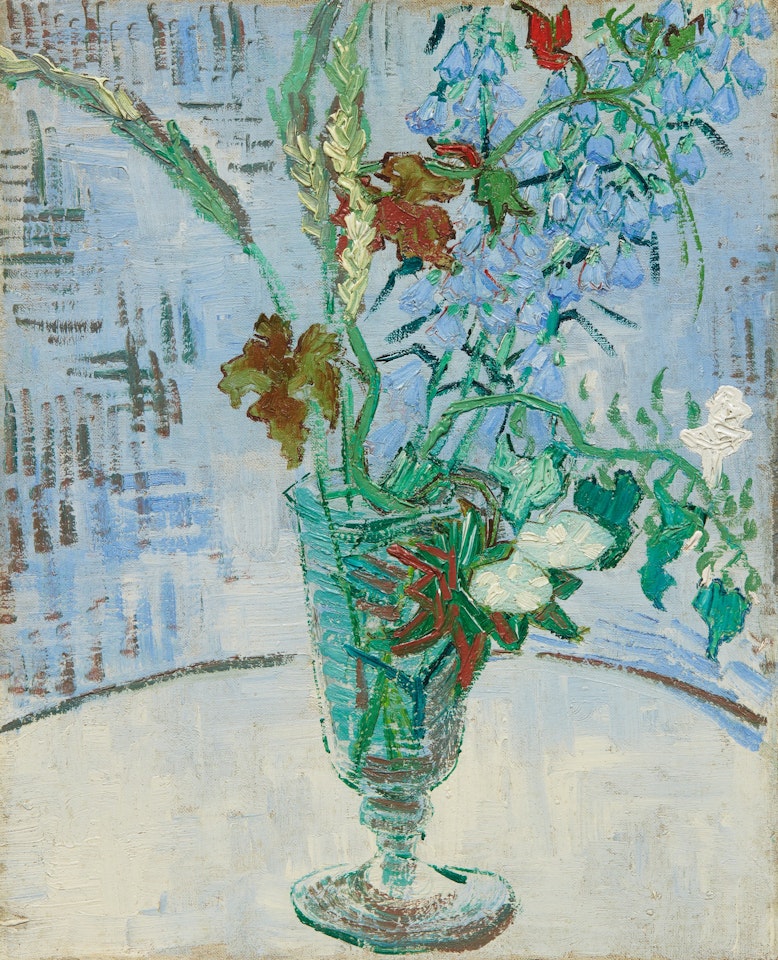 FLEURS DANS UN VERRE by Vincent van Gogh