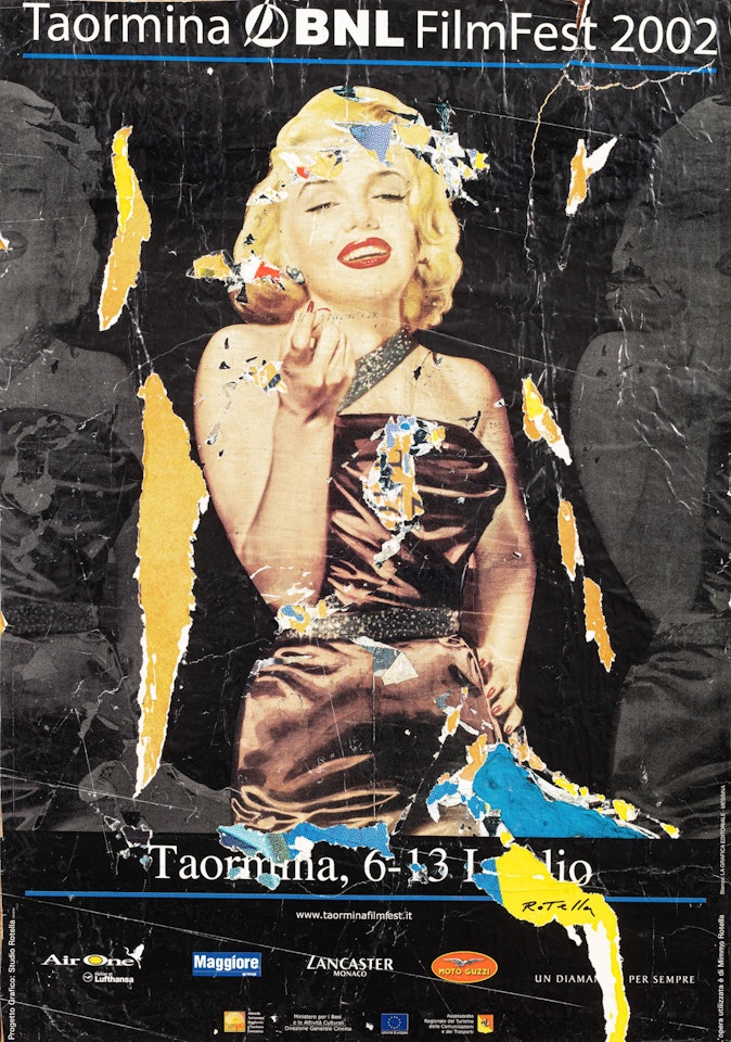 SEDUZIONE (MARILYN) by Mimmo Rotella