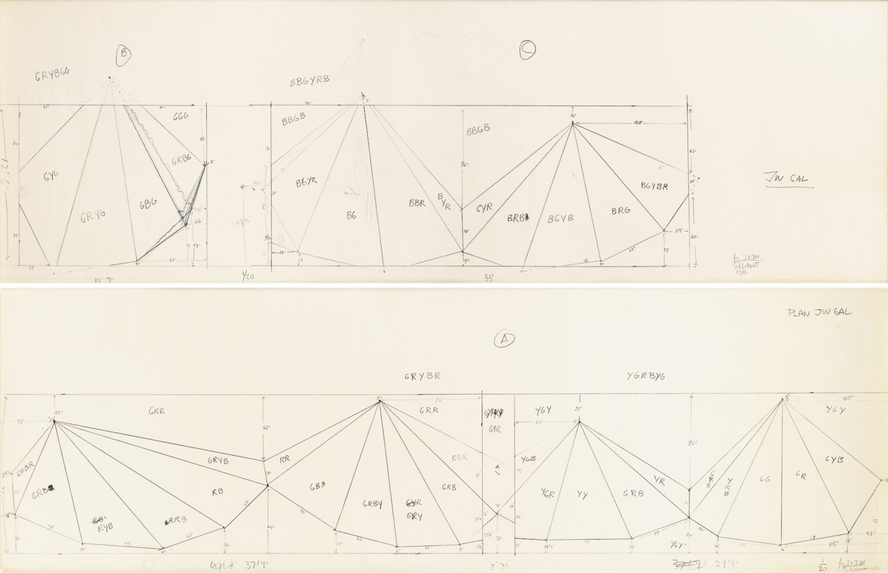 PLAN JW GAL by Sol LeWitt