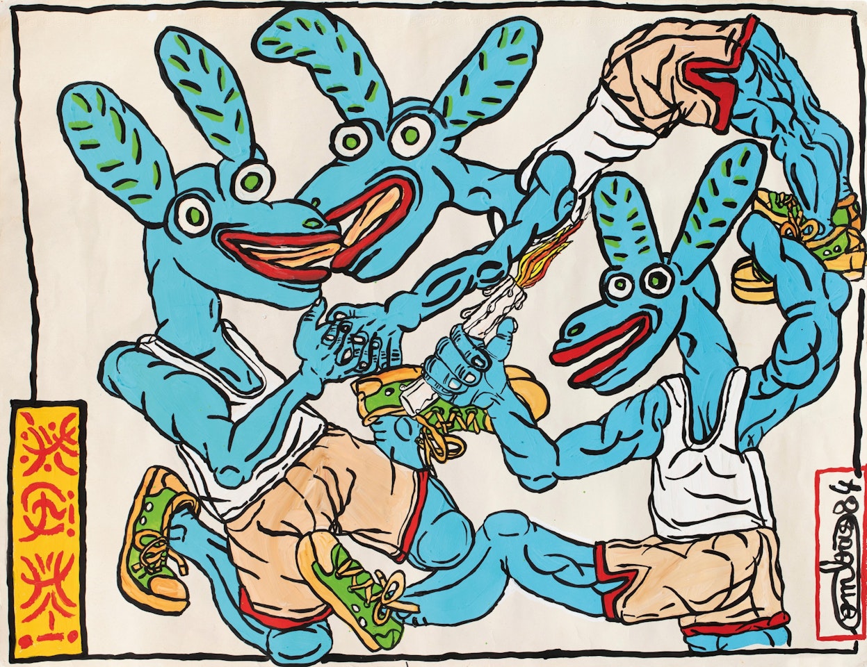 HOMOSEXUELS LAPINS by Robert Combas