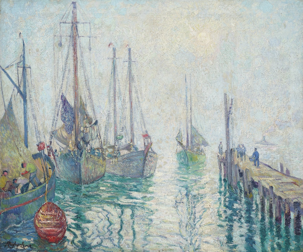 Fishing Boats, Gloucester by Hayley Lever