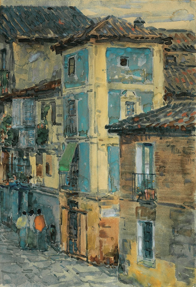 Street Scene, Spain by Childe Hassam