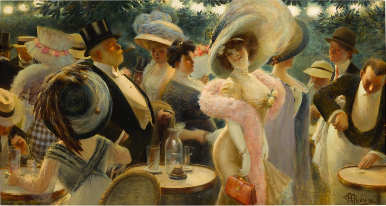 CAFÉ DE PARIS by Albert Guillaume