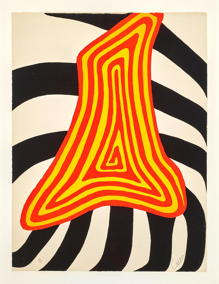 Zèbre Jaune et Zèbre Noir by Alexander Calder