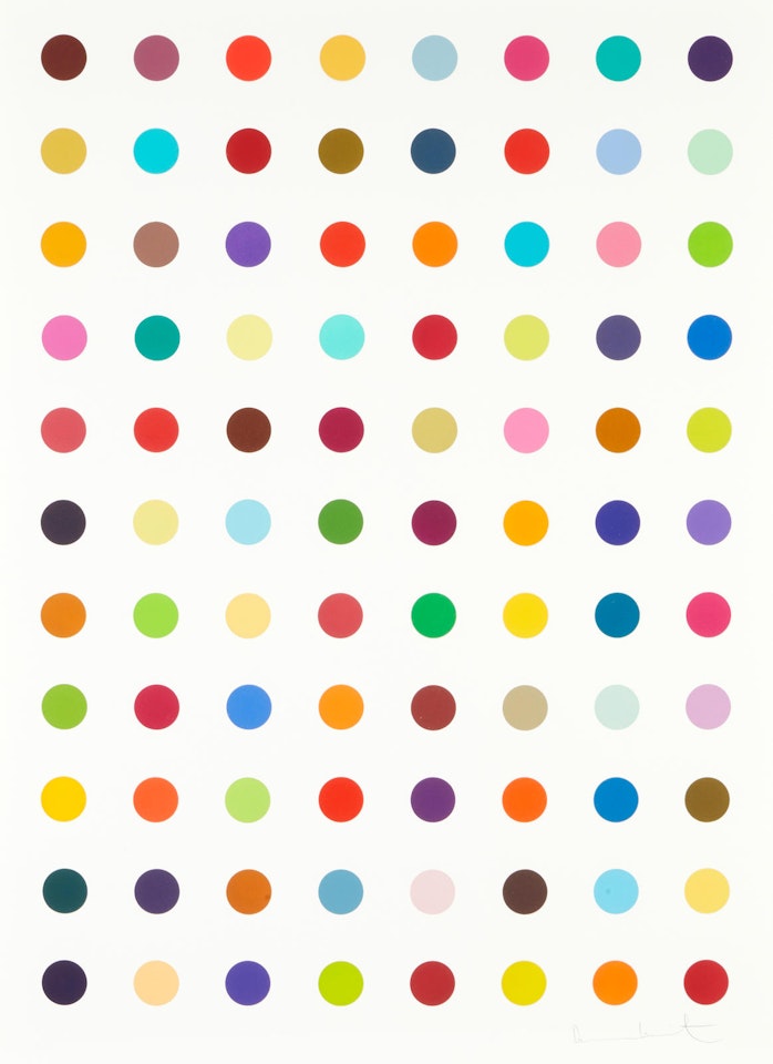 L-Isoleucine T-Butyl Ester by Damien Hirst