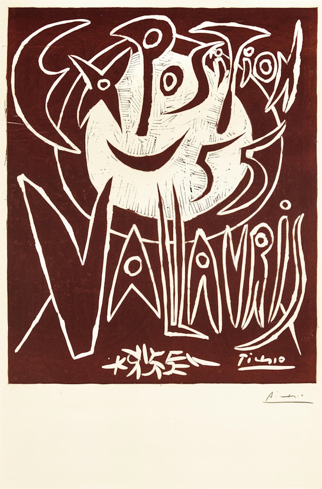 Exposition 55 Vallauris (B.1268; BA.1032) by Pablo Picasso