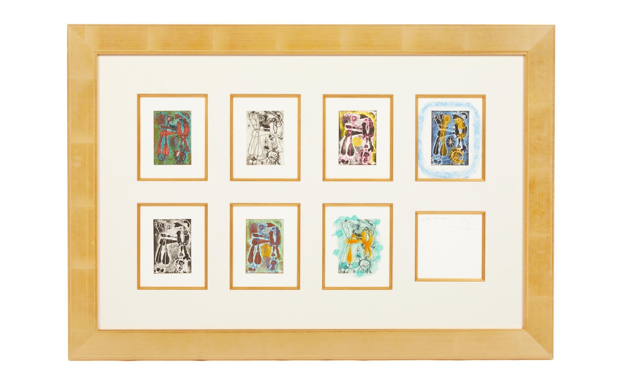 Jacques Dupin: Saccades (D. 329-335) by Joan Miró