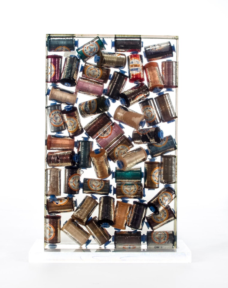 Untitled (spools of thread) by Arman