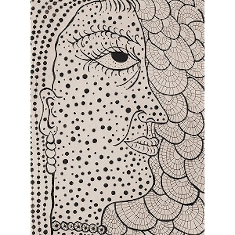 Self-portrait (Kusama 218) by Yayoi Kusama