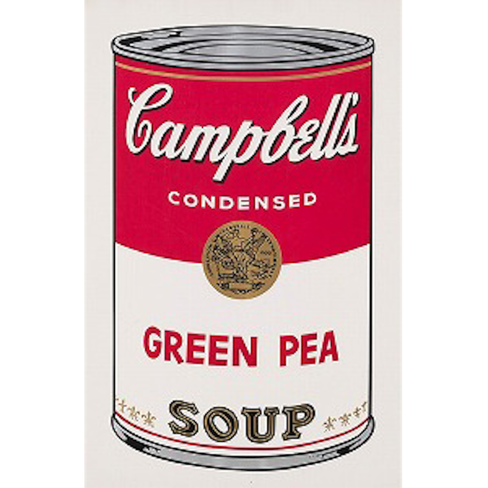 Green Pea from Campbell's soupⅠ (F. & S. Ⅱ.50) by Andy Warhol