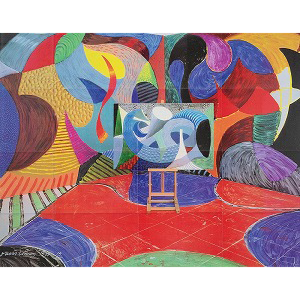 Painted Environment Ⅲ (M.C.A.T. 353) by David Hockney