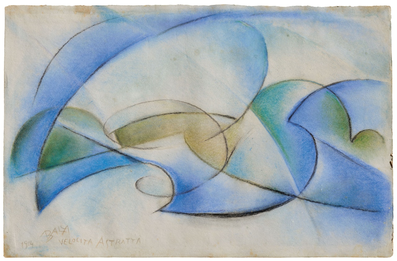 Velocità Astratta n. 2 by Giacomo Balla