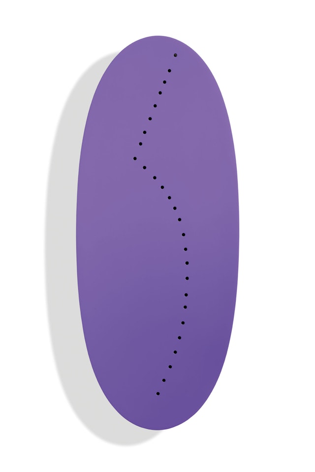 [Concetto Spaziale, Ellisse] by Lucio Fontana