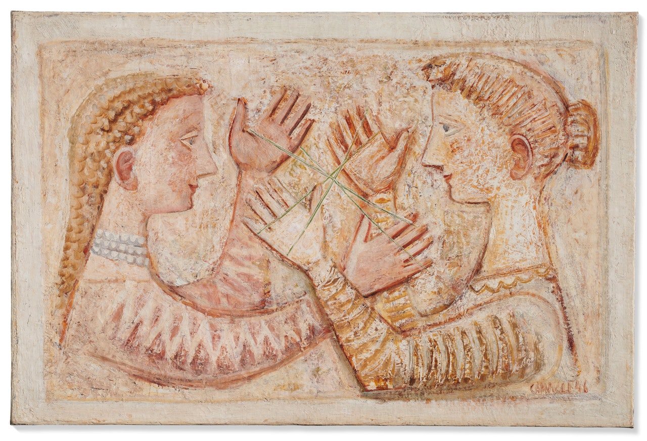 Gioco col filo by Massimo Campigli
