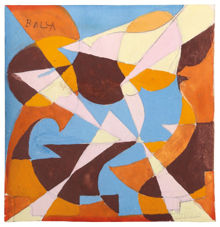 Compenetrazione tris by Giacomo Balla