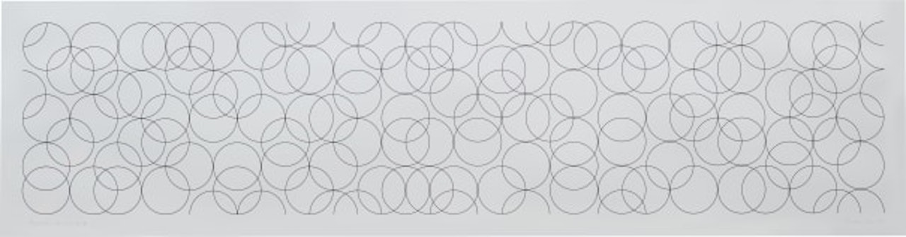 Composition with Circles 4 by Bridget Riley