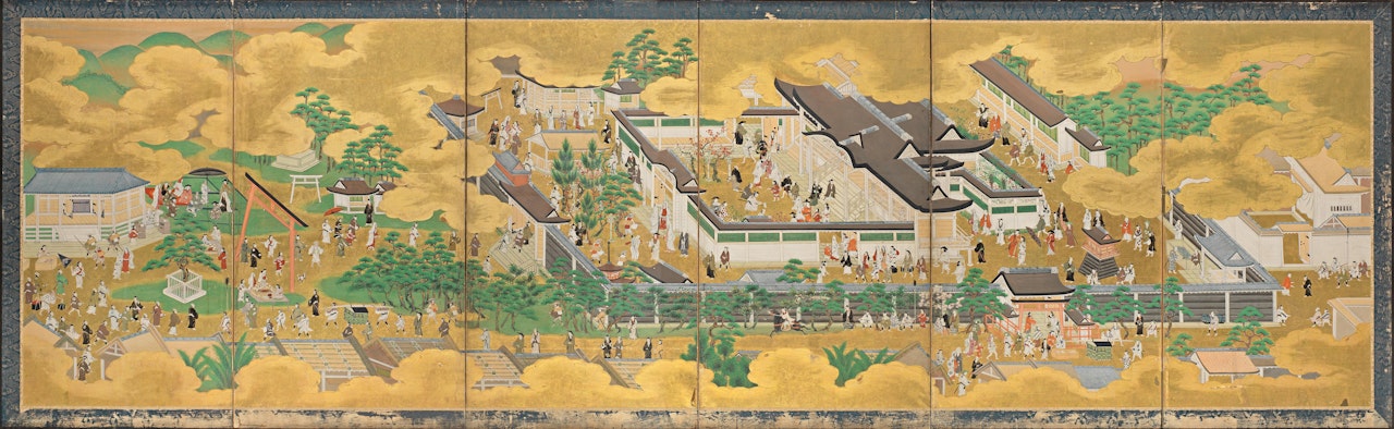 Festival Day at the Kitano Shrine by Anonymous