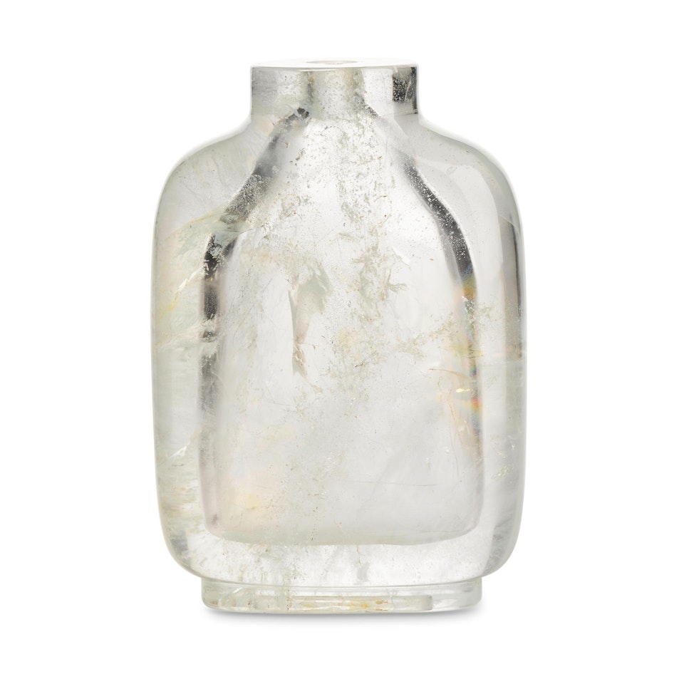 An Aquamarine snuff bottle by Anonymous
