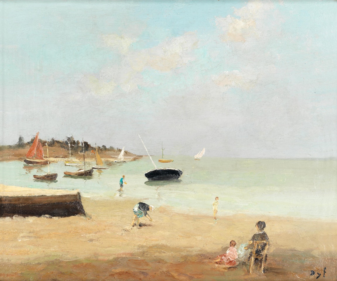 Plage du Logéo (Morbihan) by Marcel Dyf