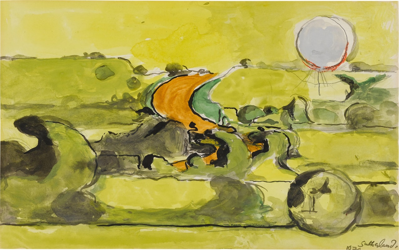 TWISTING ROAD by Graham Sutherland