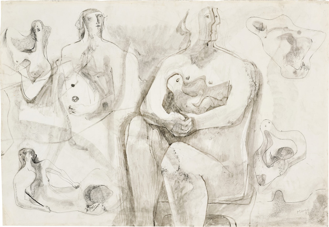 STUDIES FOR SCULPTURE by Henry Moore