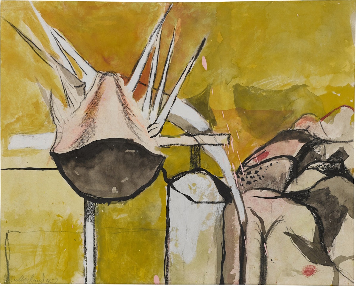 LANDSCAPE WITH PALM by Graham Sutherland