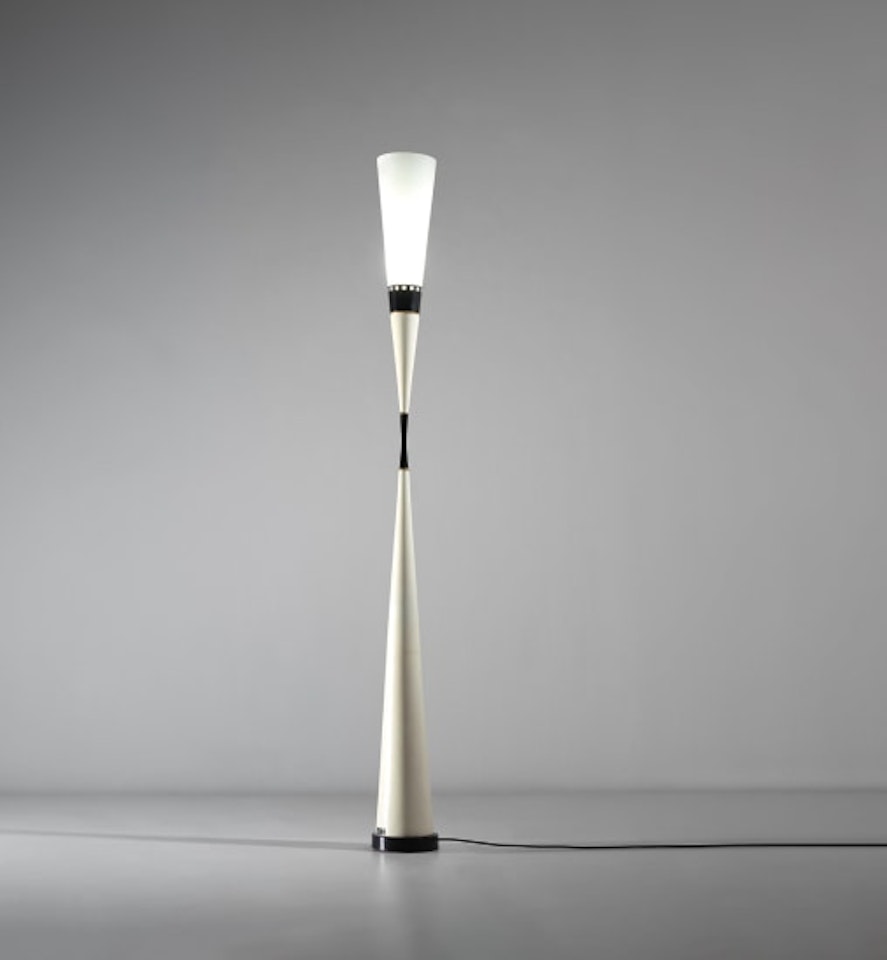 Standard lamp, designed for the Fondazione Livio e Maria Garzanti by Gio Ponti