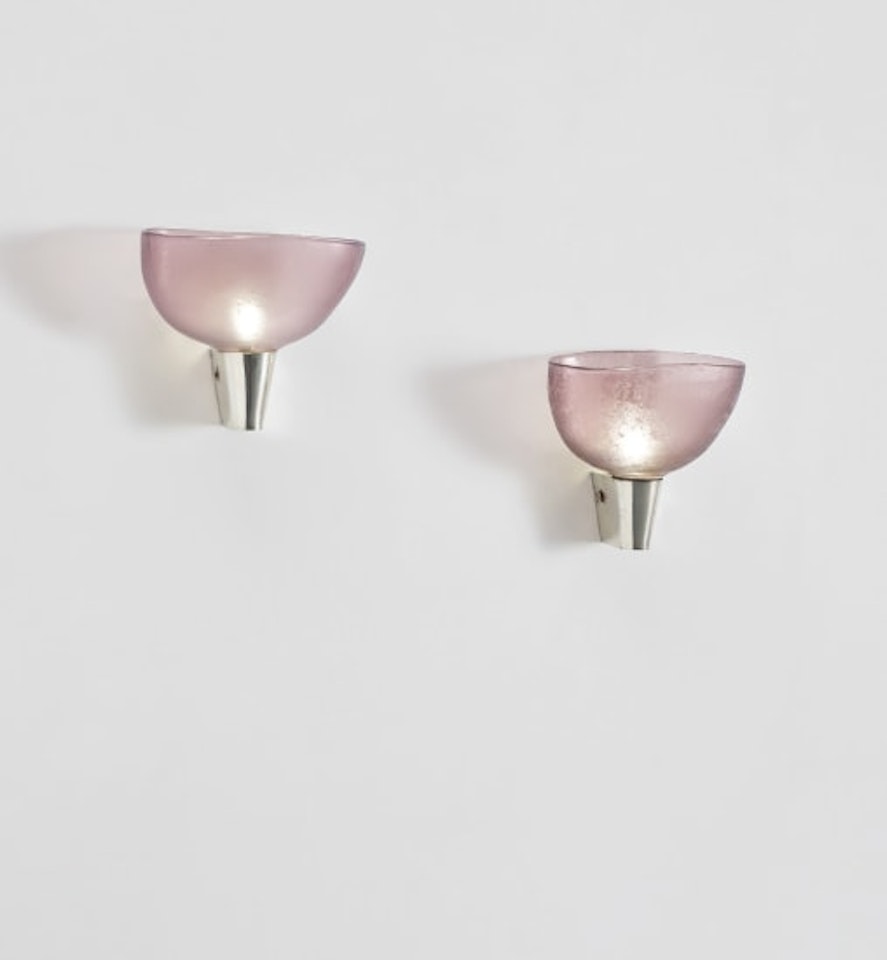 Pair of wall lights, model no. 442 by Carlo Scarpa