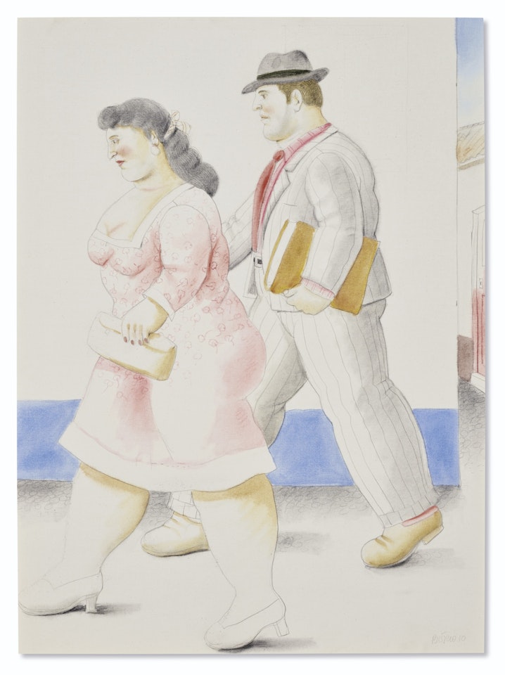 The Street by Fernando Botero