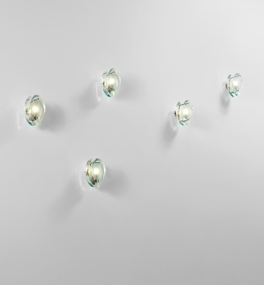 Set of five ‘Micro’ wall lights, model no. 2093 by Max Ingrand