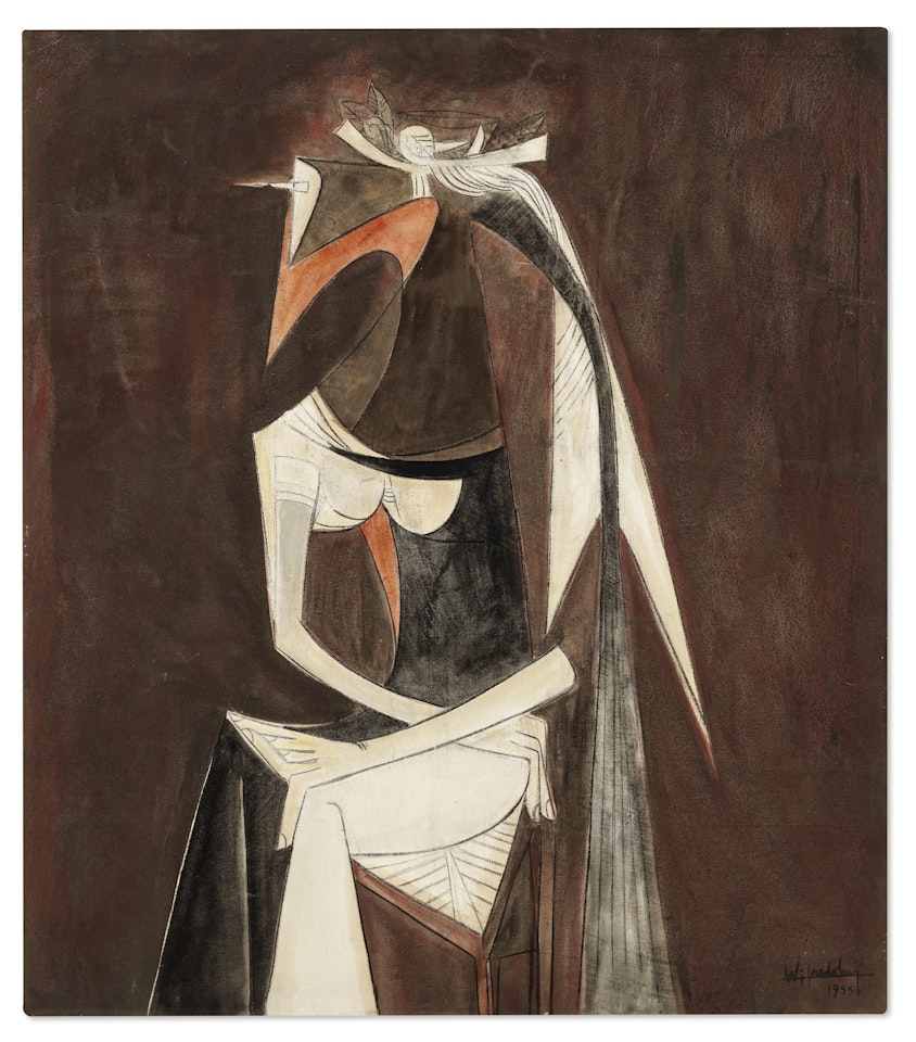 Femme cheval by Wifredo Lam
