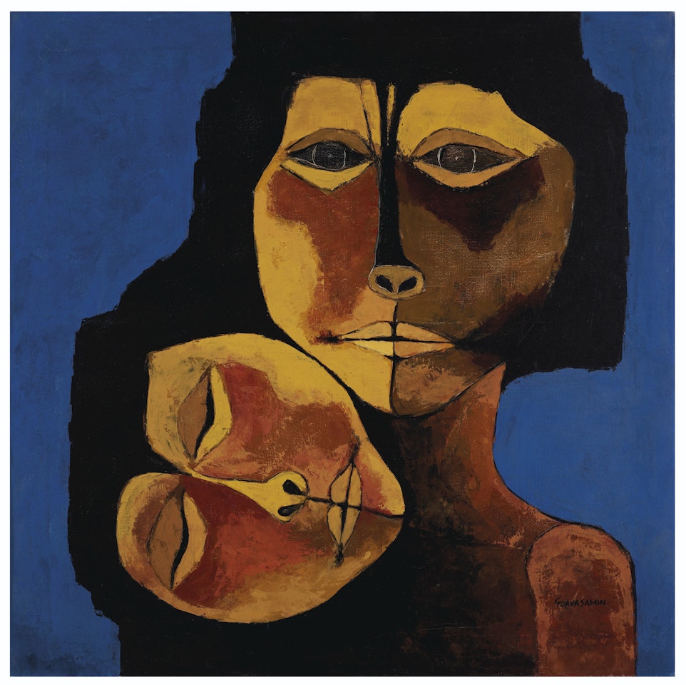 Madre y niño by Oswaldo Guayasamin