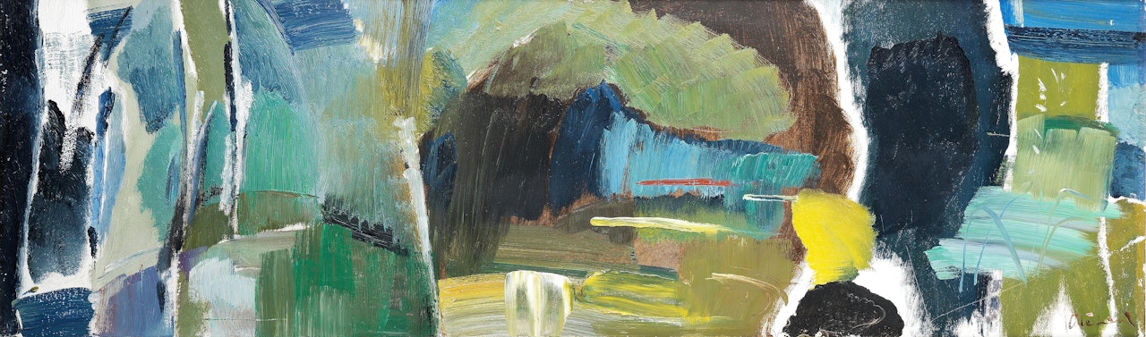 Caves of Green No.3 by Ivon Hitchens