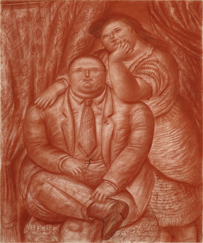 A Couple by Fernando Botero