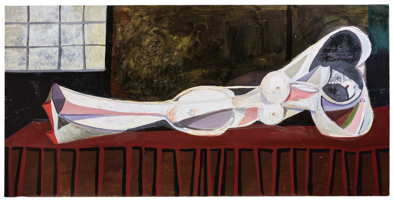 Nude on Table by George Condo